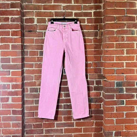 Zara Jeans Zara Pink Jeans Poshmark